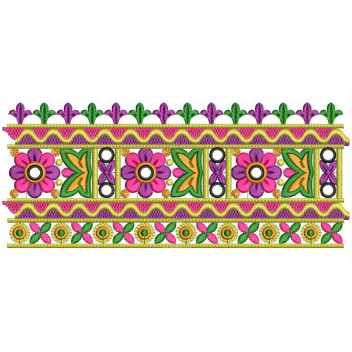 Famous Indian Style Embroidery Design