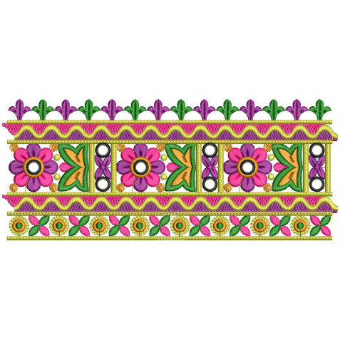 Famous Indian Style Embroidery Design