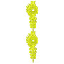 Feather Embroidery Lace Design DST 25940