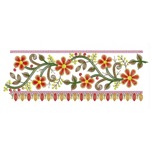 Floral Lace border Embroidery
