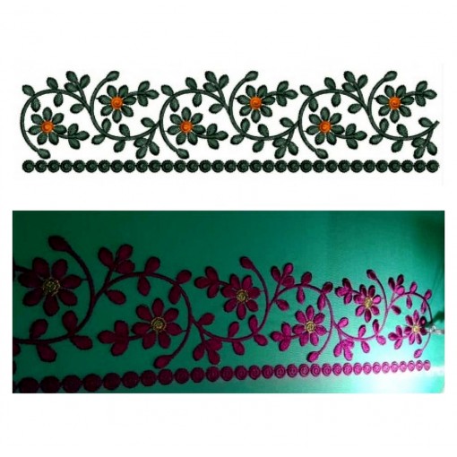Floral Lace Embroidery Design Floral Lace Embroidery Design