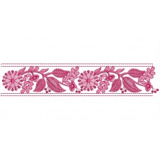 Floral leaves Embroidery Lace Pattern