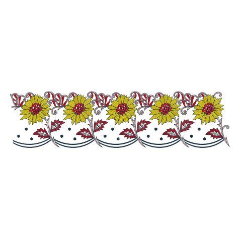 Floral Cutwork Lace Embroidery