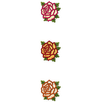 Flower Border Embroidery Design