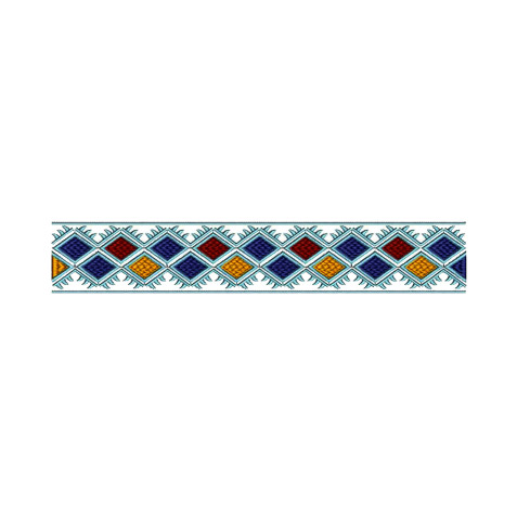 Folk Machine Embroidery Design Lace