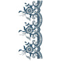 Gorgeous Floral Style Lace Embroidery Design DST 25590