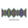 Indian Art Geometric Embroidery Lace Design