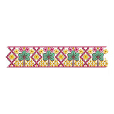 Indian Beautiful Art Embroidery Lace Design