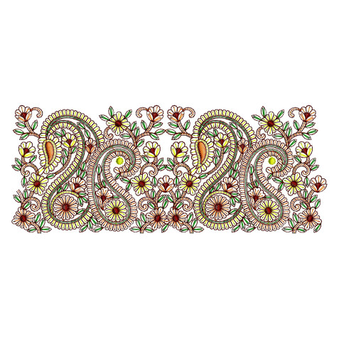 Kashmiri Embroidery Bed Cover
