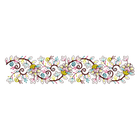 Kashmiri Embroidery Design For Shawl