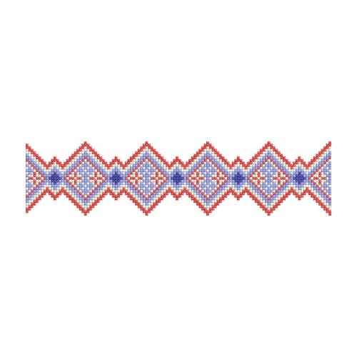 Long Traditional Ukrainian Border Embroidery Long Traditional Ukrainian Border Embroidery