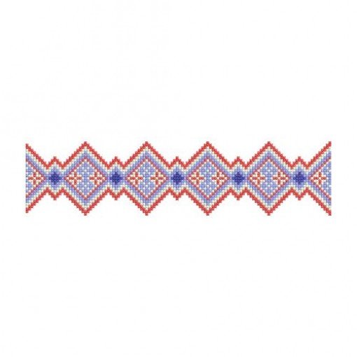 Long Traditional Ukrainian Border Embroidery Long Traditional Ukrainian Border Embroidery