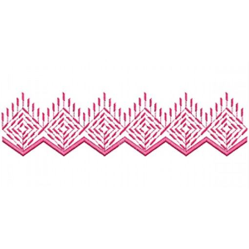 Machine Embroidery Cutwork Border Pattern