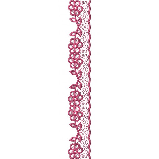 Machine Embroidery Cutwork Border Designs 26277