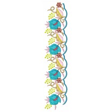 Machine Embroidery Cutwork Border Designs 26457