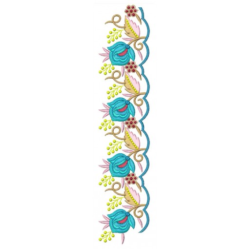 Machine Embroidery Cutwork Border Designs 26457