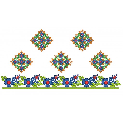 Machine Embroidery Floral Border Designs Machine Embroidery Floral Border Designs