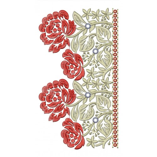 Machine Embroidery Rose Designs 26395