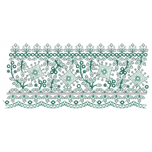 Machine Embroidery Sequins Design