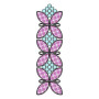 Mexican Flat With Cording Lace Embroidery Design 24694