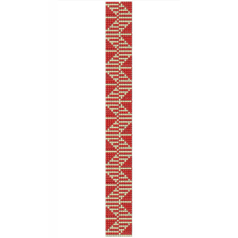 Red Palestinian Lace Embroidery Design 24897