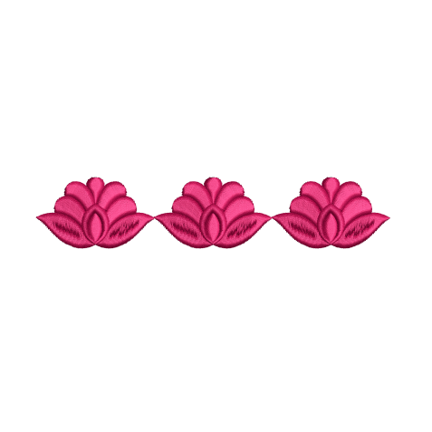 Regal Mughal Floral Embroidery Design