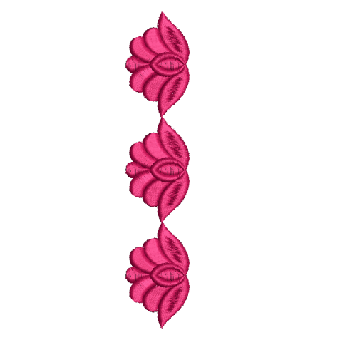 Regal Mughal Floral Embroidery Design