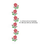 Rose Border Cross Stitch Machine Embroidery Design