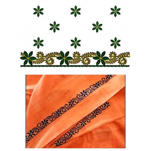 Saree Embroidery Patterns Saree Embroidery Patterns