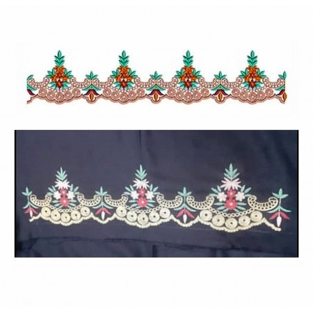 Saree Machine Embroidery Designs