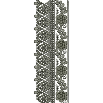 Saree Border Embroidery Design 25443
