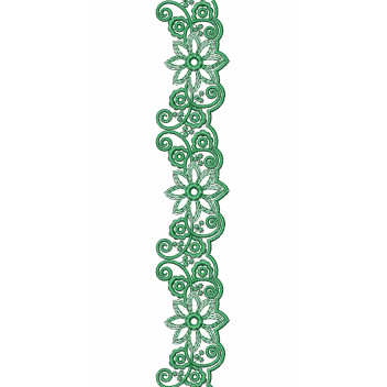 Scarf Embroidery Design 25650