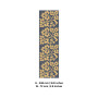 Elegant Selma Kahraman Floral Cross Stitch Border Design