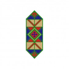 Modern Geometric Embroidery Design