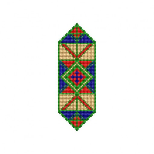 Modern Geometric Embroidery Design