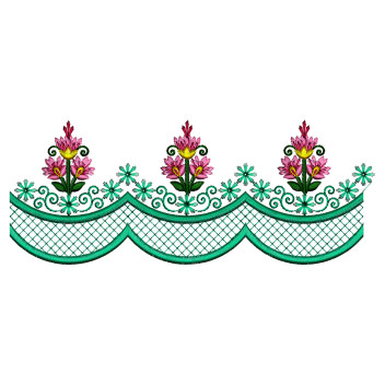 Simple Cutwork Embroidery Pattern