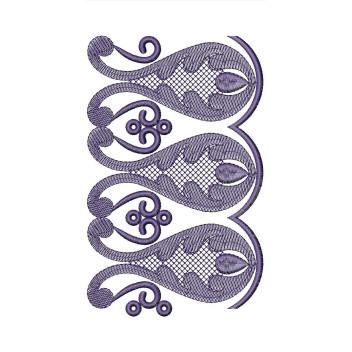 Stylist Cut Work Embroidery Design 25199