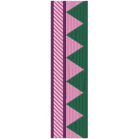 Triangle Lace Embroidery Design 26286