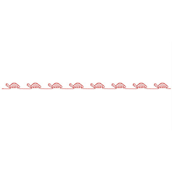 Turtle Machine Embroidery Design