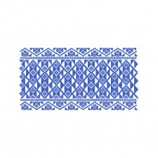  Elegant Ukrainian Geometric Border Embroidery 