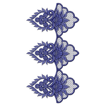Unique Cut Work Embroidery Design 25191