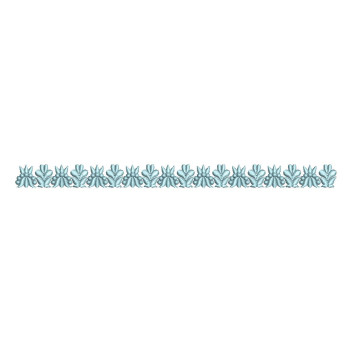 Elegant Vintage Floral Border Embroidery