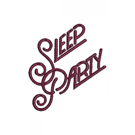 Night Party Embroidery For Pajama