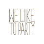 Embroidery Party Text Design 12616