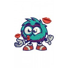 T-Shirt Cartoon Embroidery Design 16371 T-Shirt Cartoon Embroidery Design 16371