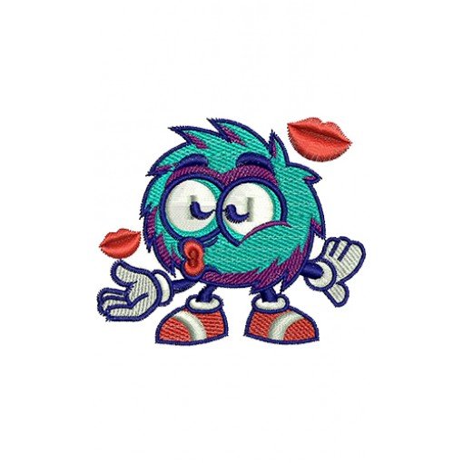 T-Shirt Cartoon Embroidery Design 16371 T-Shirt Cartoon Embroidery Design 16371