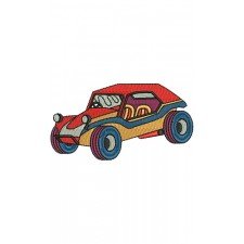 Retro Car Logo Embroidery Design 8299