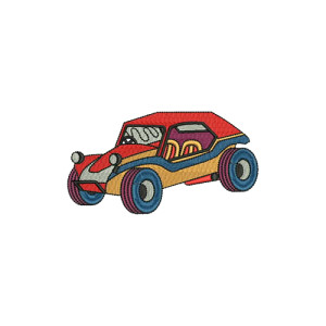 Retro Car Logo Embroidery Design 8299