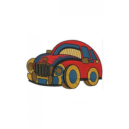 Antique Mini Car Embroidery Design 8300