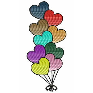 Beautiful Valentine's Love Day Embroidery Design 25258